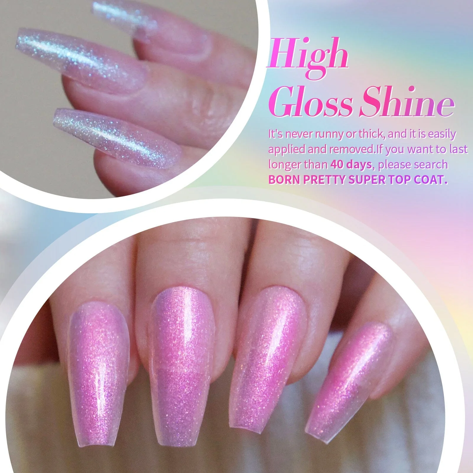 6 Colors Aurora Gel Polish Set T04 Conch Spirit 7ml - Image 4