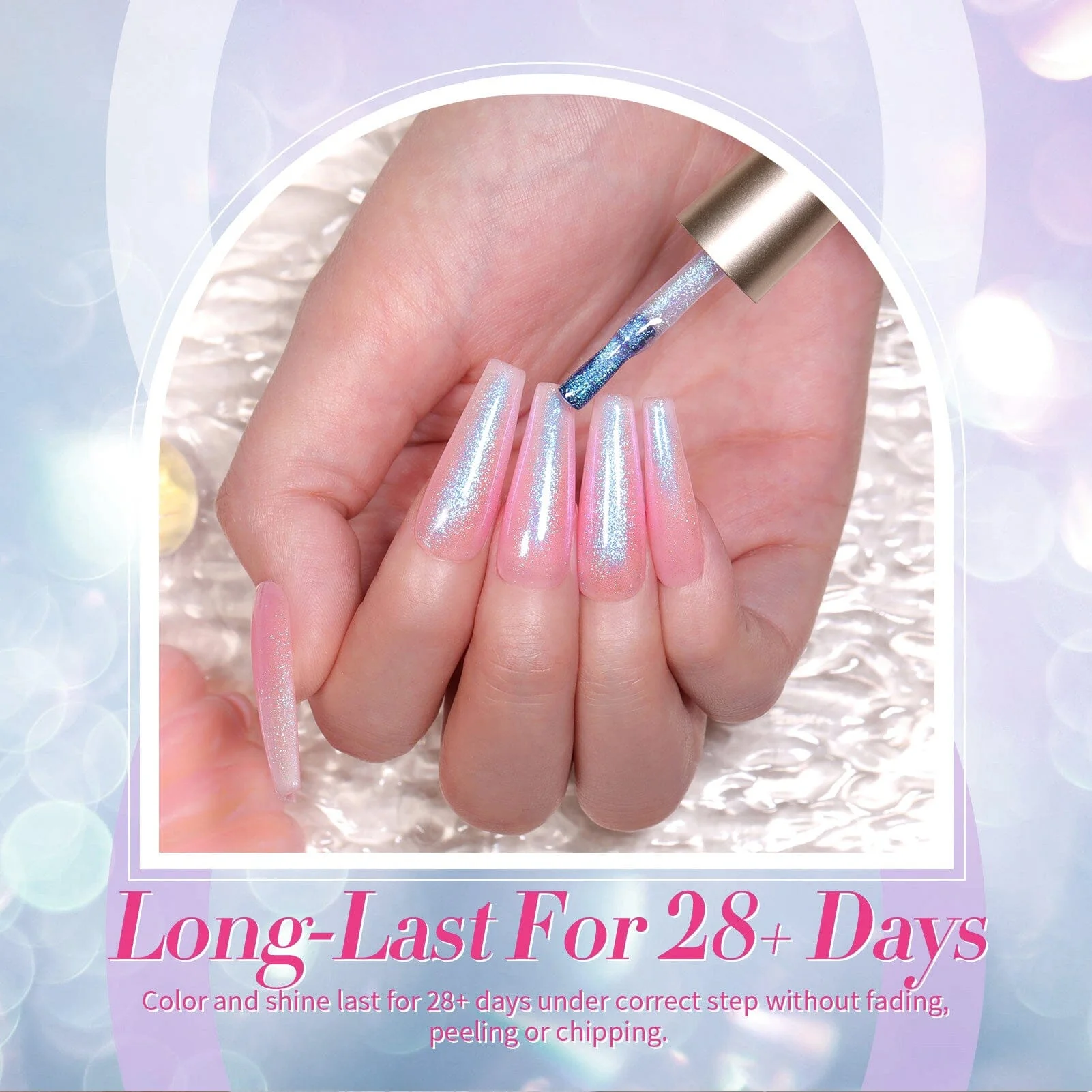 6 Colors Aurora Gel Polish Set T04 Conch Spirit 7ml - Image 7
