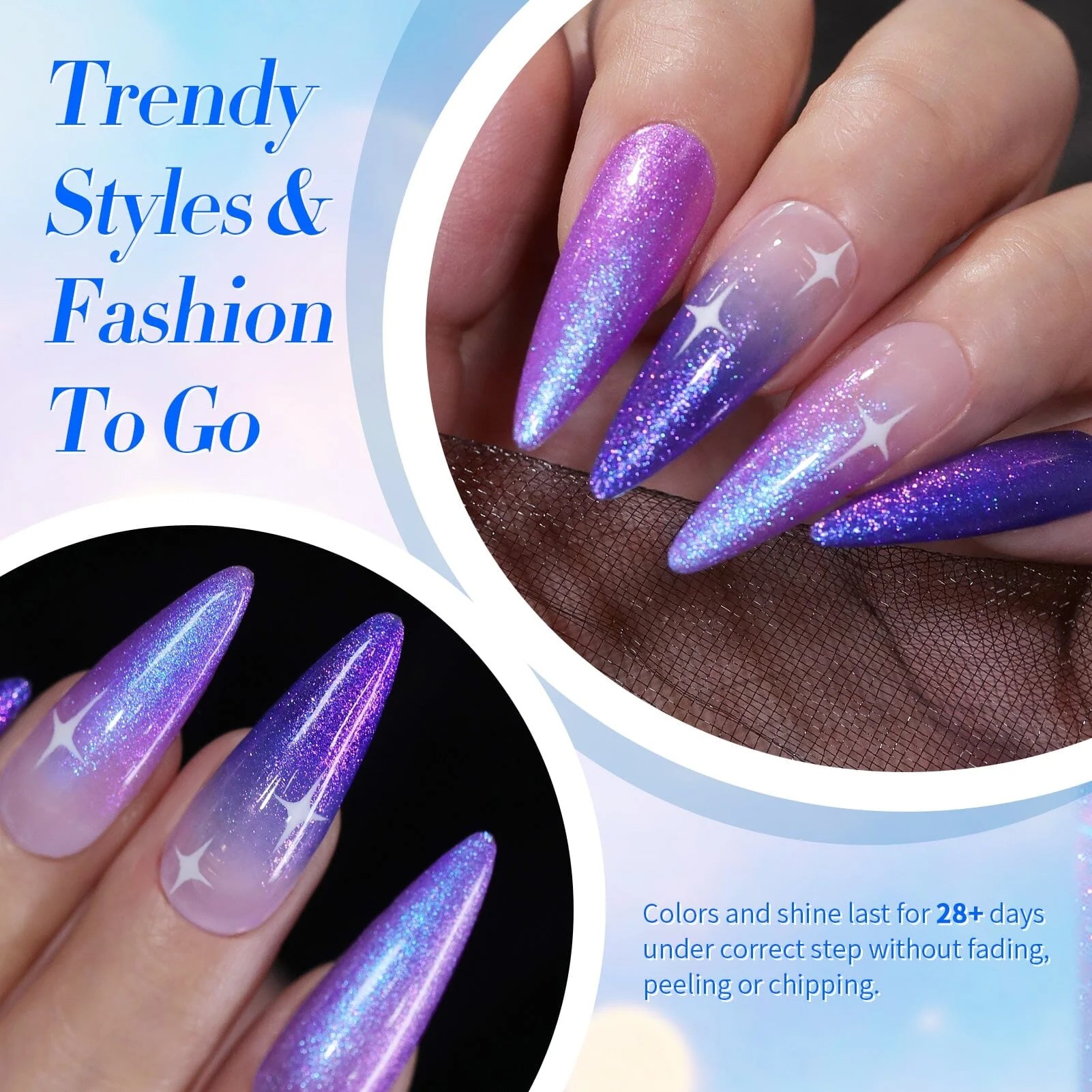 6 Colors Aurora Gel T19 Utopia 7ml - Image 3