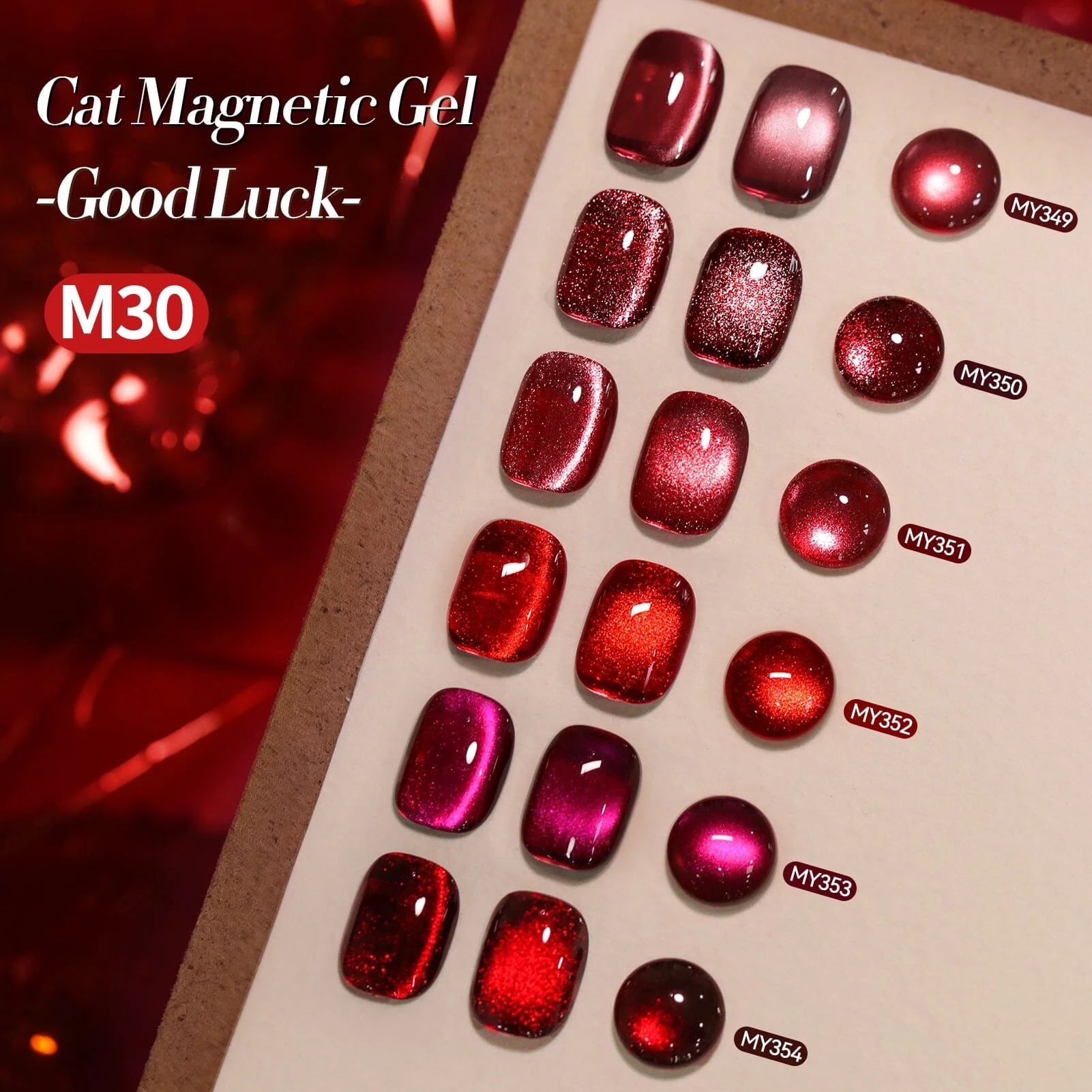 6 Colors Cat Magnetic Gel M30 Good Luck 7ml - Image 4