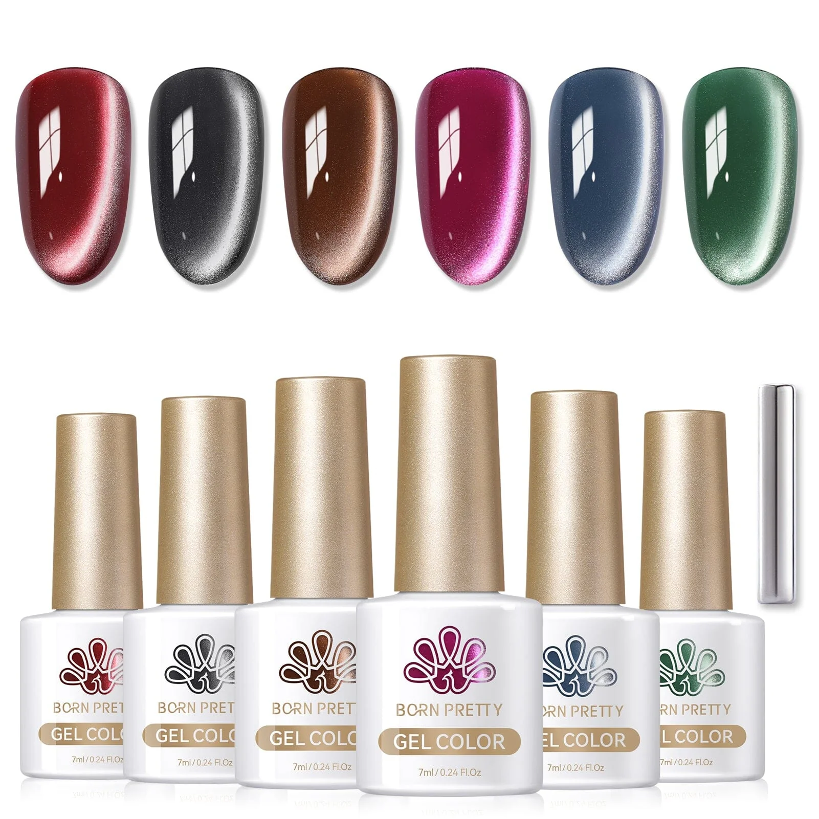 6 Colors Cat Magnetic Gel Polish Set 7ml - Image 11