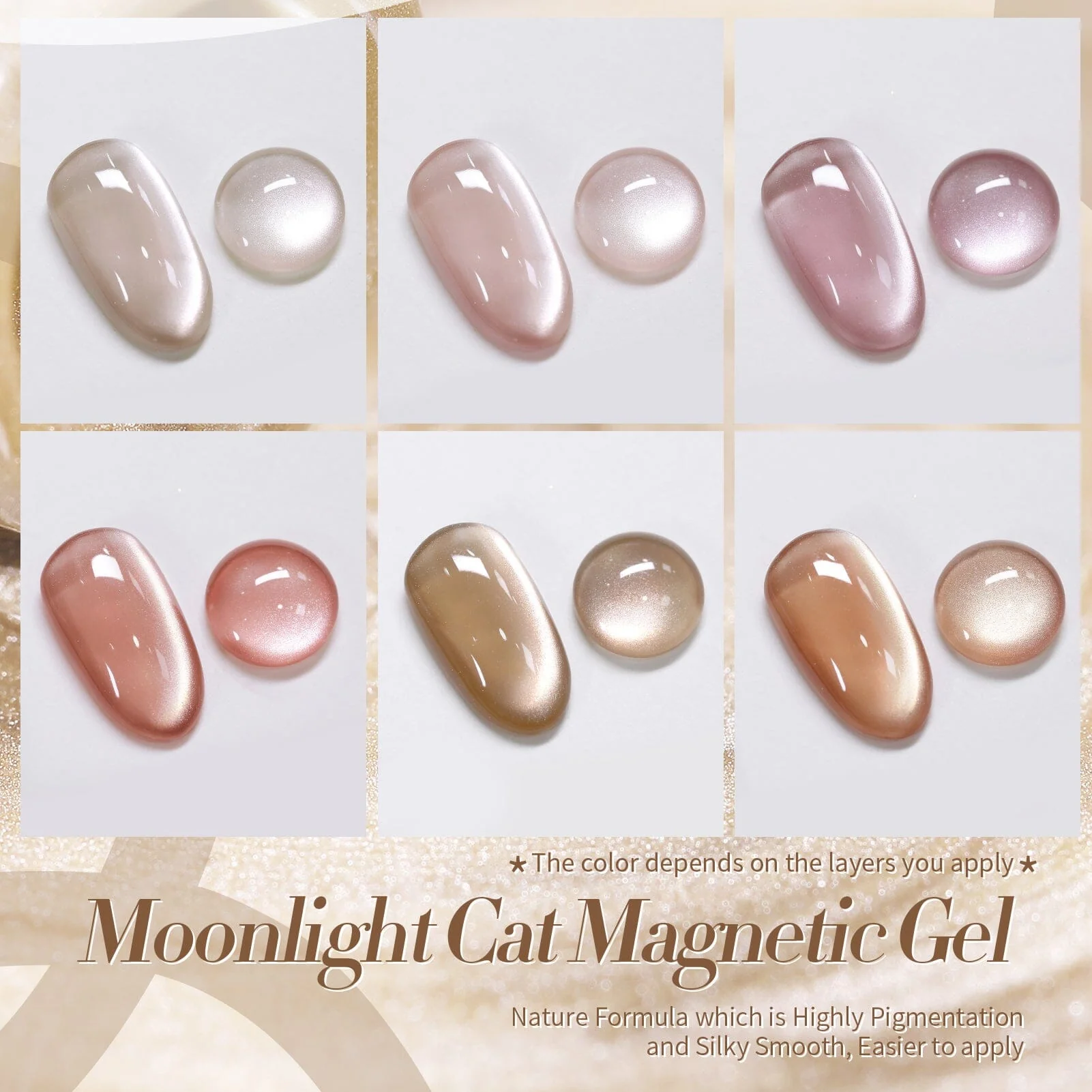 6 Colors Cat Magnetic Gel Polish Set 7ml - Image 8