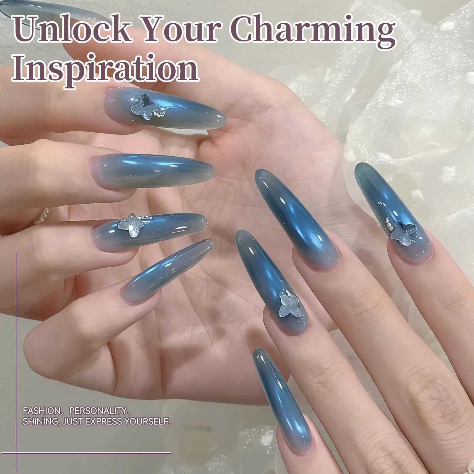 6 Colors Colored Cat Magnetic Gel M55 Shojo Bailey’s 7ml - Image 2