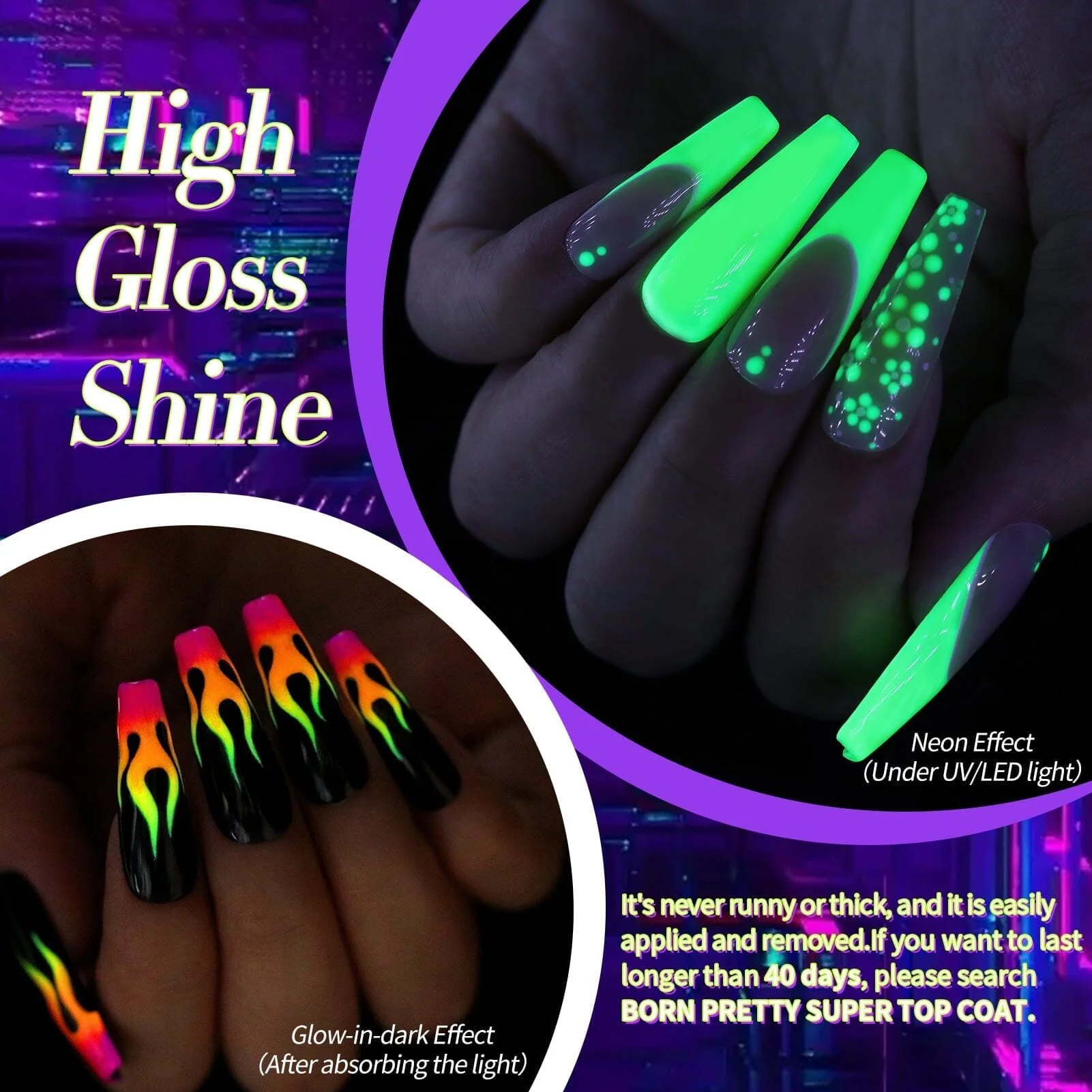 6 Colors Gel Polish S35 Cyber City 7ml - Image 6