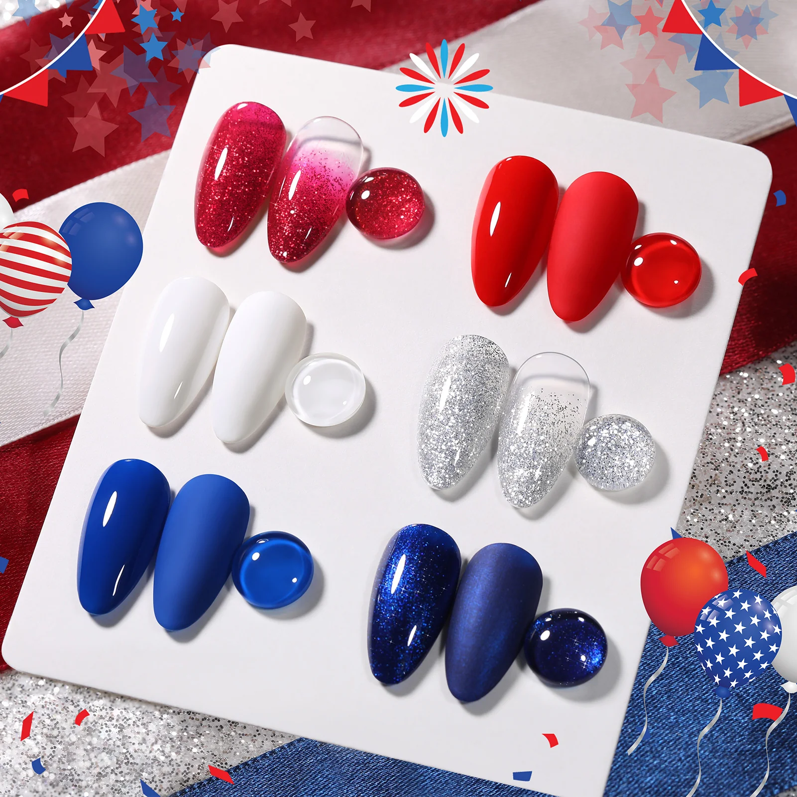 6 Colors Gel Set S60 July Celebration 7ml - Image 6