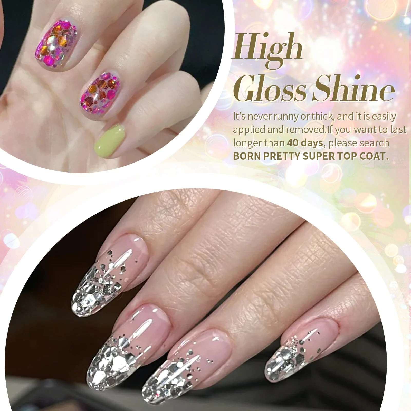 6 Colors Glitter Gel S13 Holiday 7ml - Image 4
