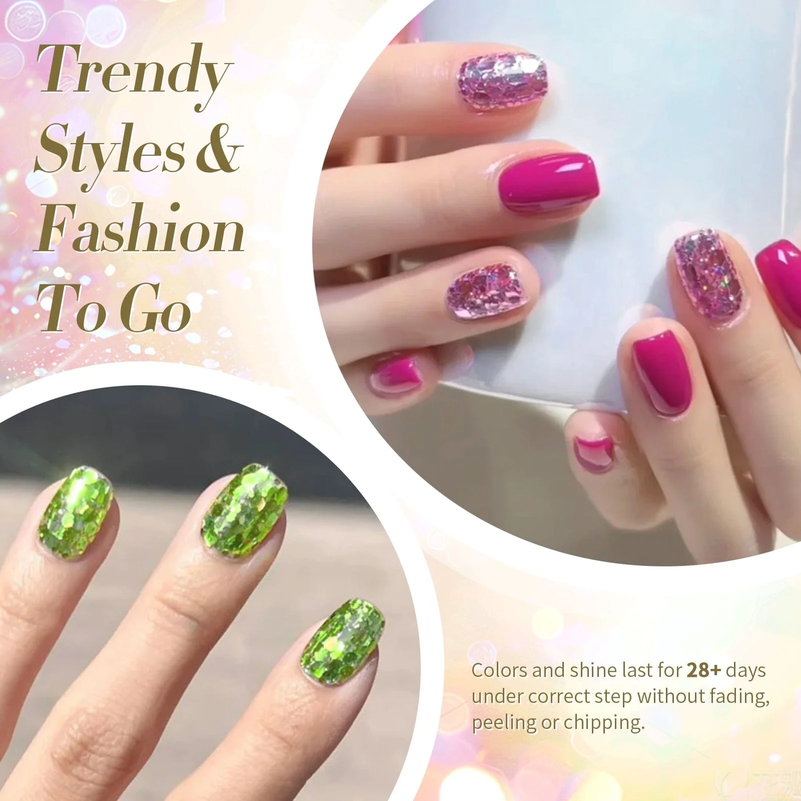 6 Colors Glitter Gel S13 Holiday 7ml - Image 5
