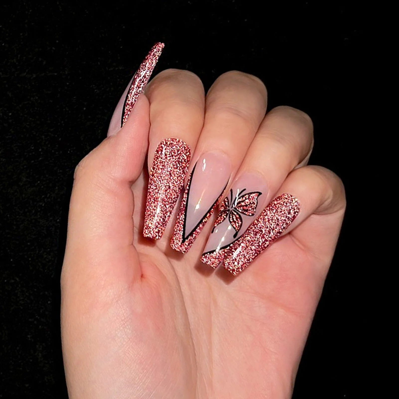 6 Colors Glitter Reflective Gel T08 Night Stars 7ml - Image 12