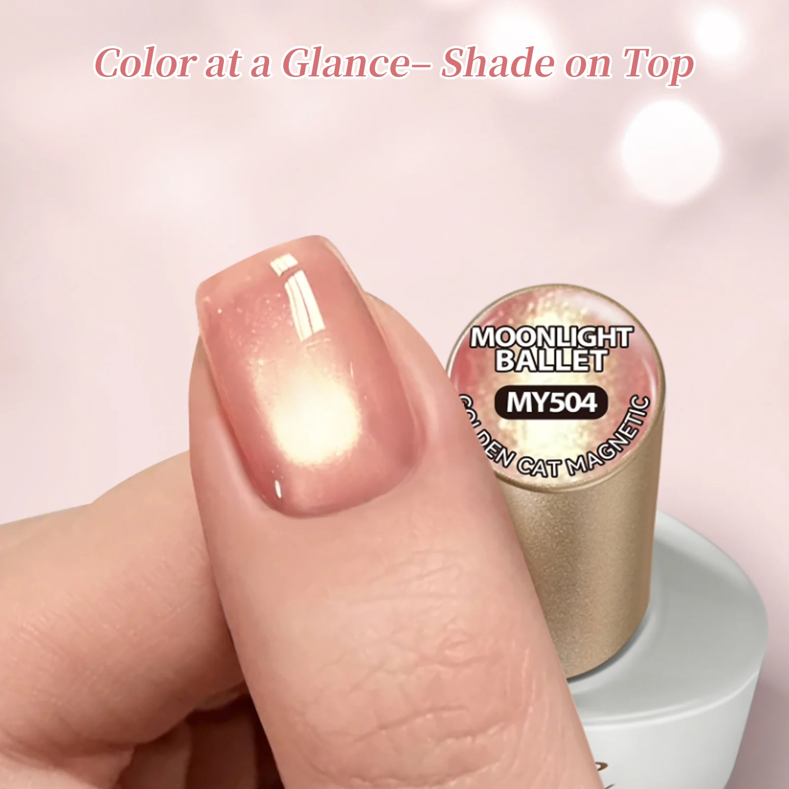 6 Colors Golden Cat Magnetic Gel M62 Moonlight Ballet 7ml - Image 8