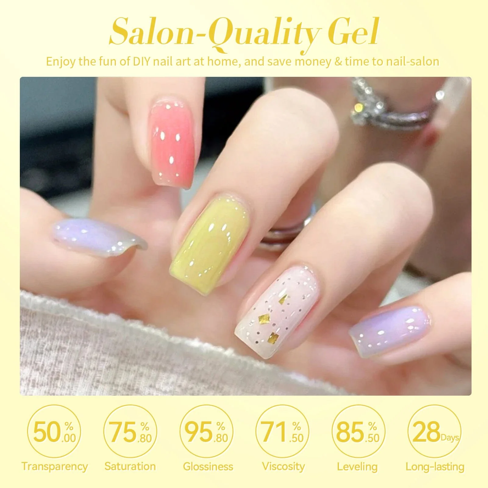 6 Colors Jelly Gel J36 Hey Candy 7ml - Image 4