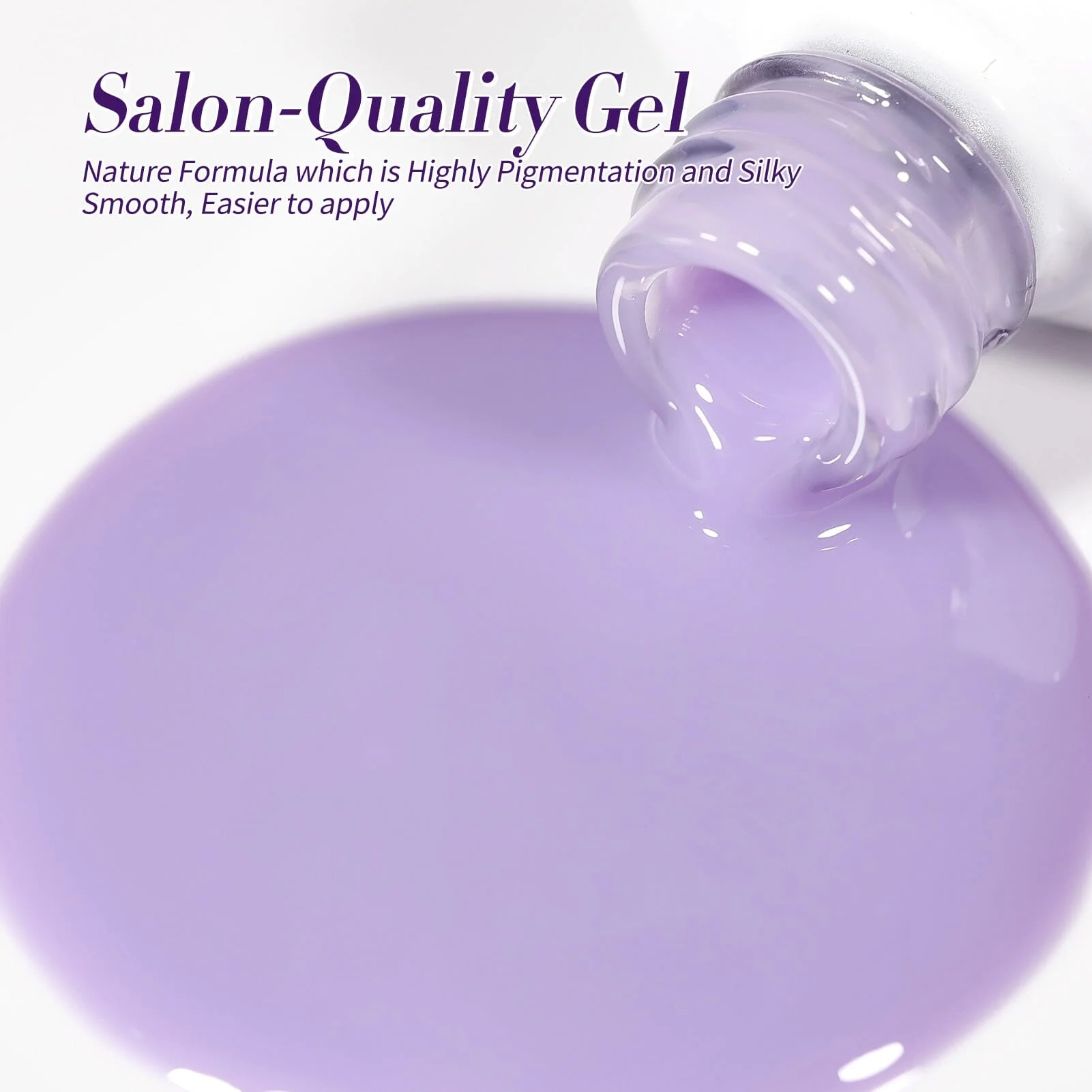 6 Colors Jelly Gel J04 Lilac Whispers 7ml - Image 7