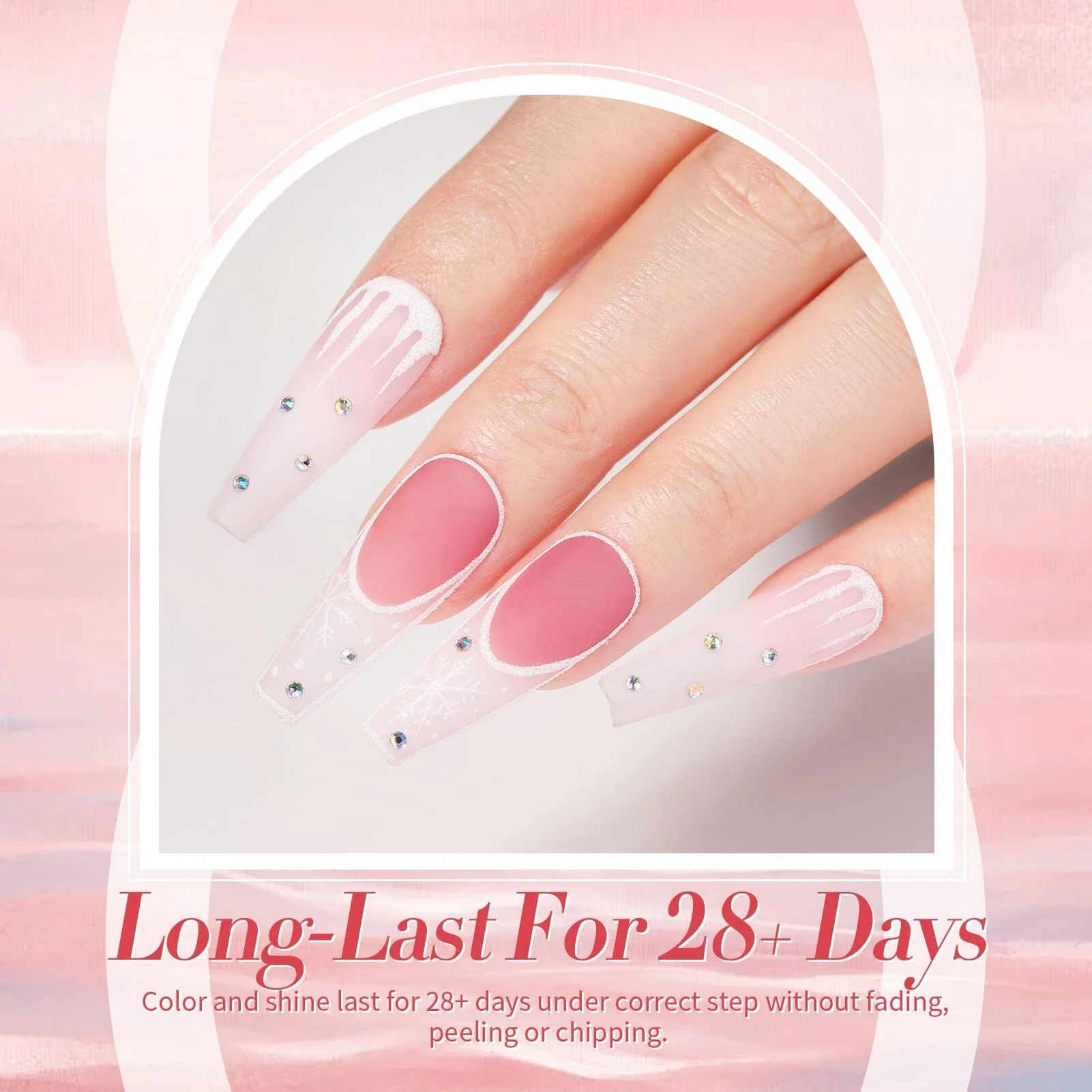 6 Colors Jelly Gel J20 Pink Forever 7ml - Image 5