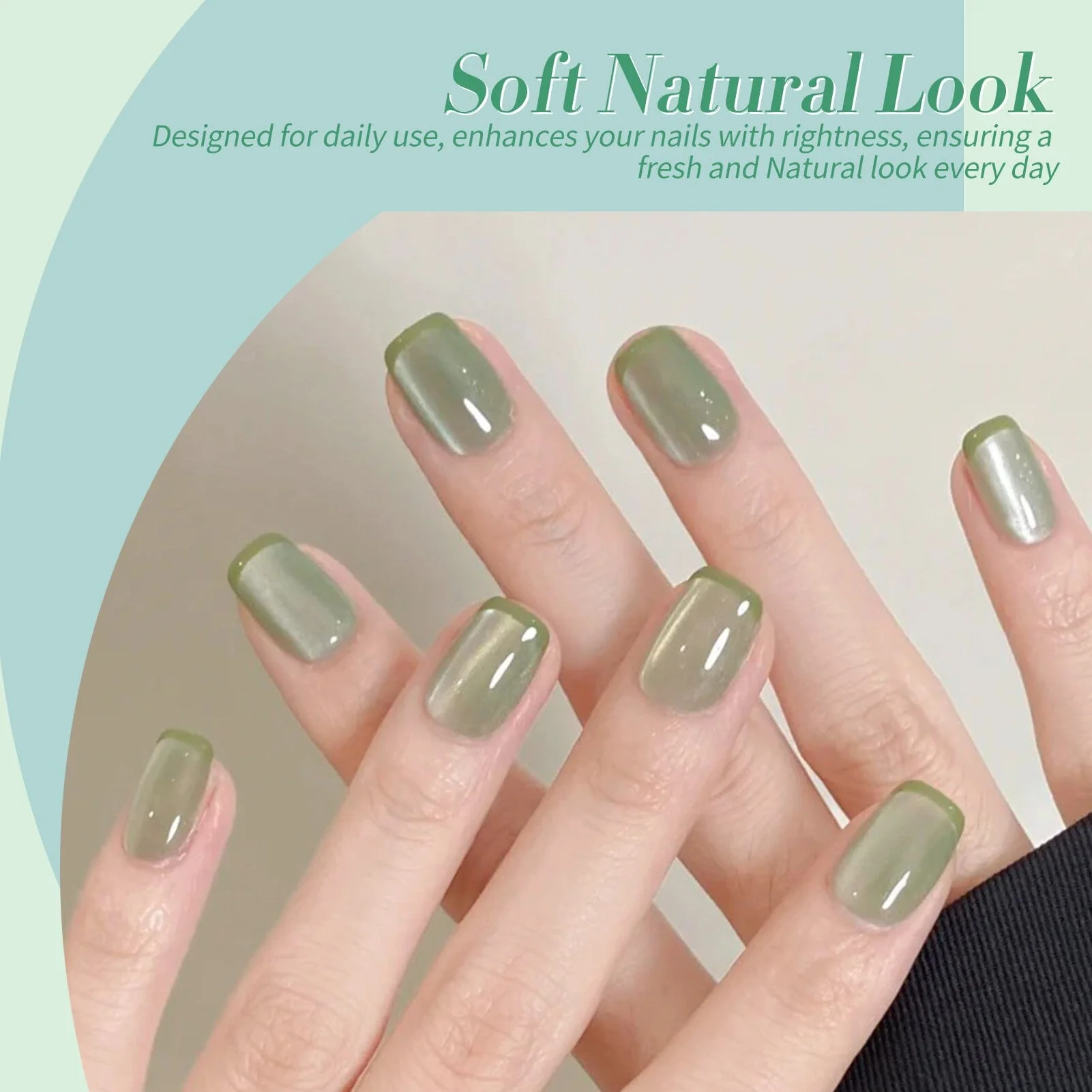 6 Colors Jelly Gel J28 Jade Breeze 7ml - Image 4
