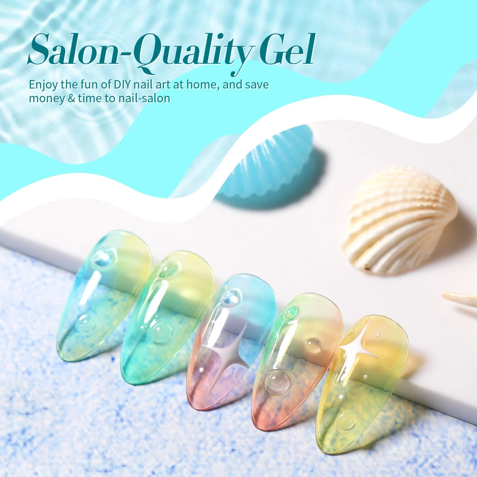 6 Colors Jelly Gel J30 Sea Glass 7ml - Image 10
