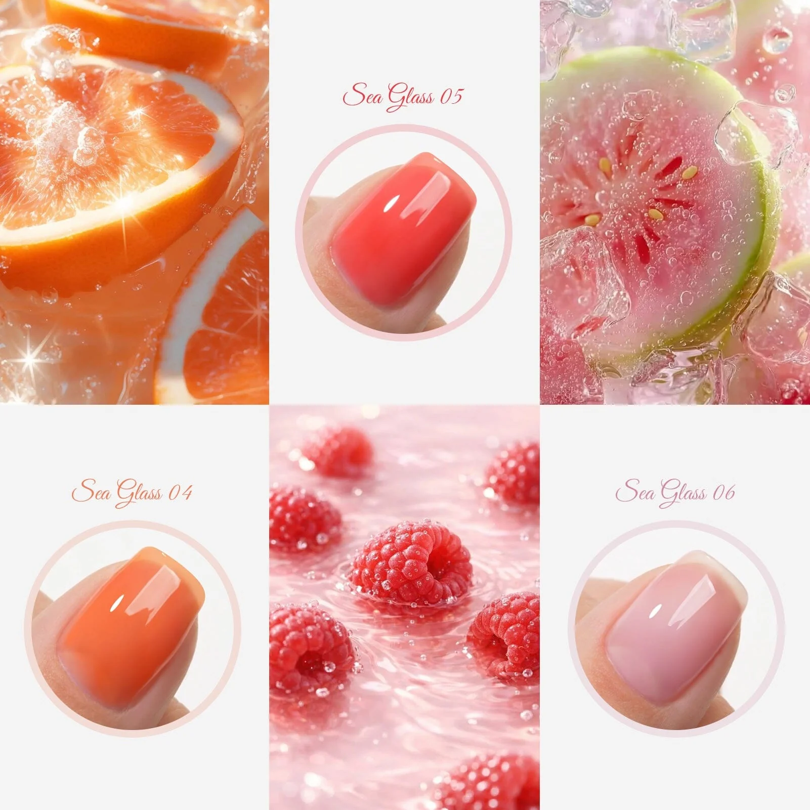 6 Colors Jelly Gel J30 Sea Glass 7ml - Image 4