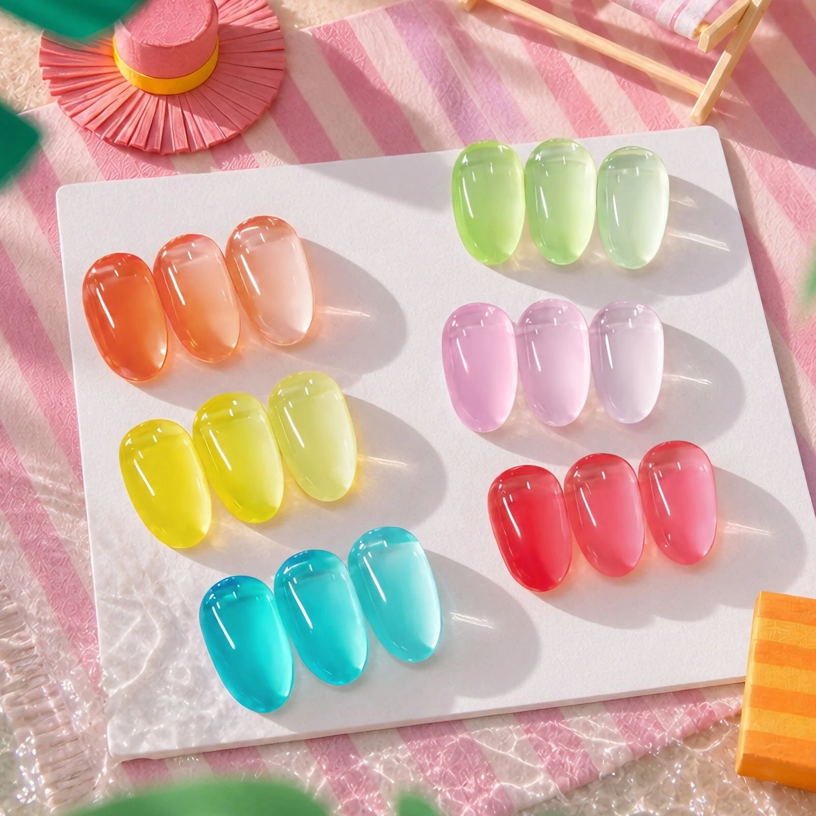 6 Colors Jelly Gel J30 Sea Glass 7ml - Image 5
