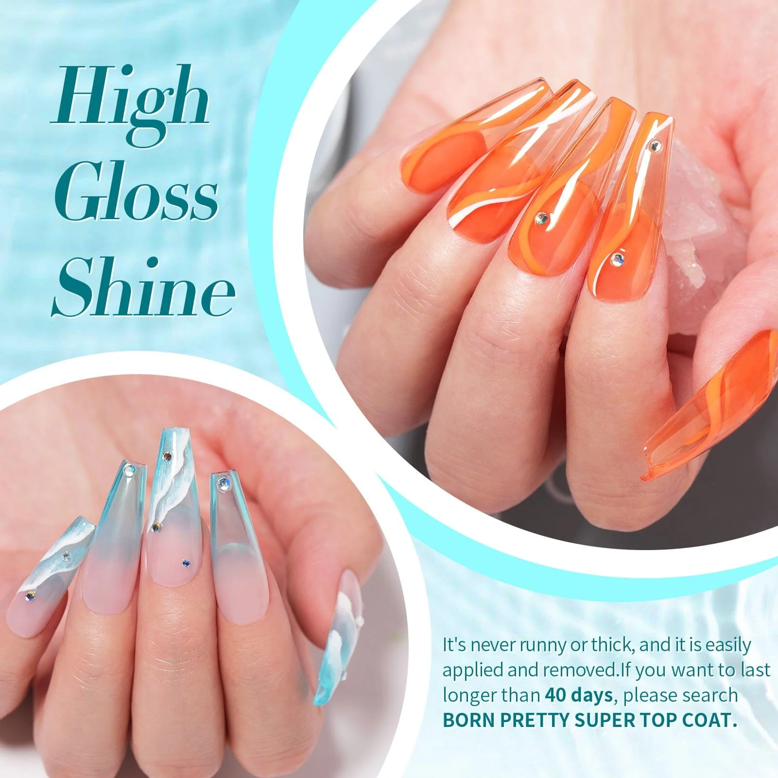 6 Colors Jelly Gel J30 Sea Glass 7ml - Image 8