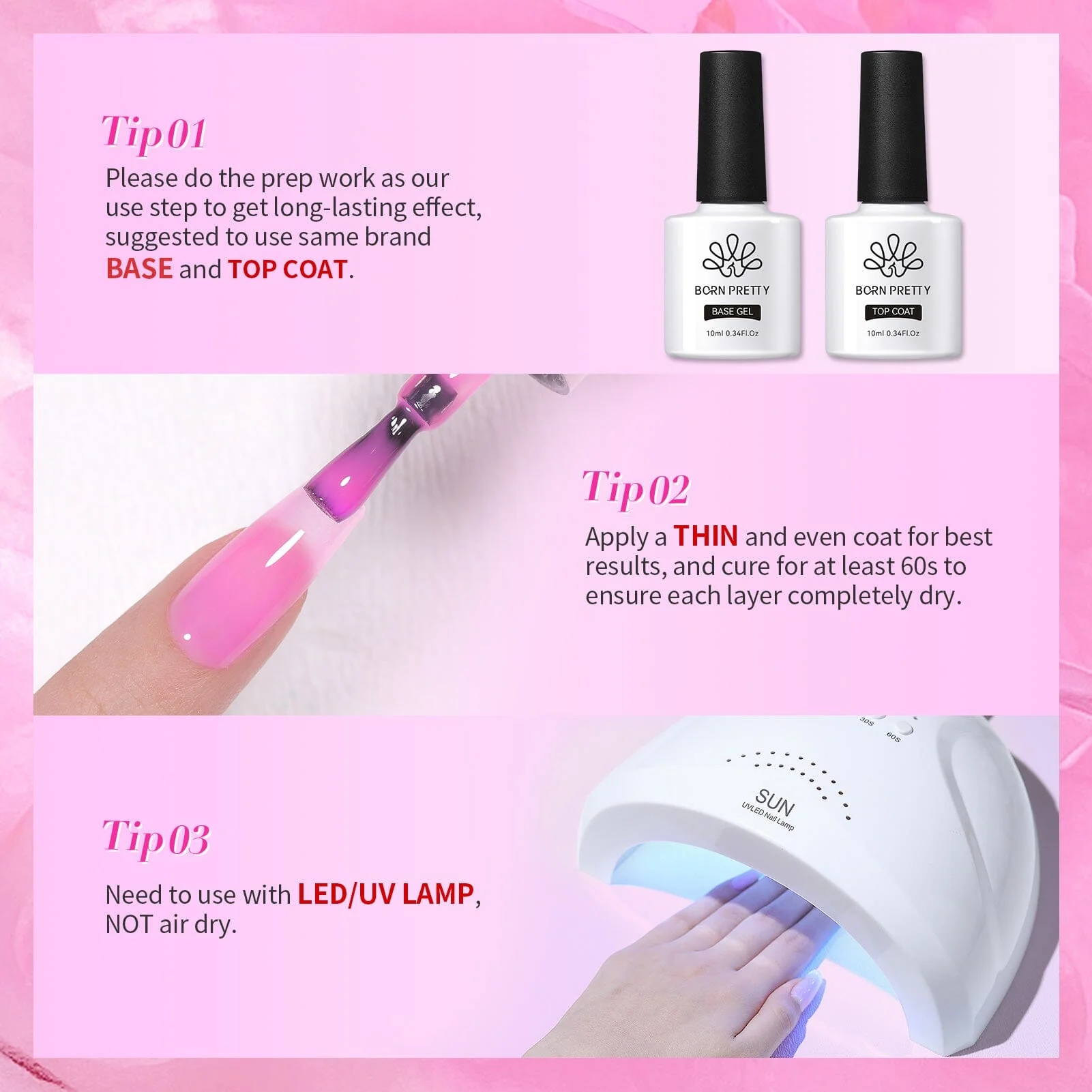 6 Colors Jelly Gel J31 Pink Muse 7ml - Image 10