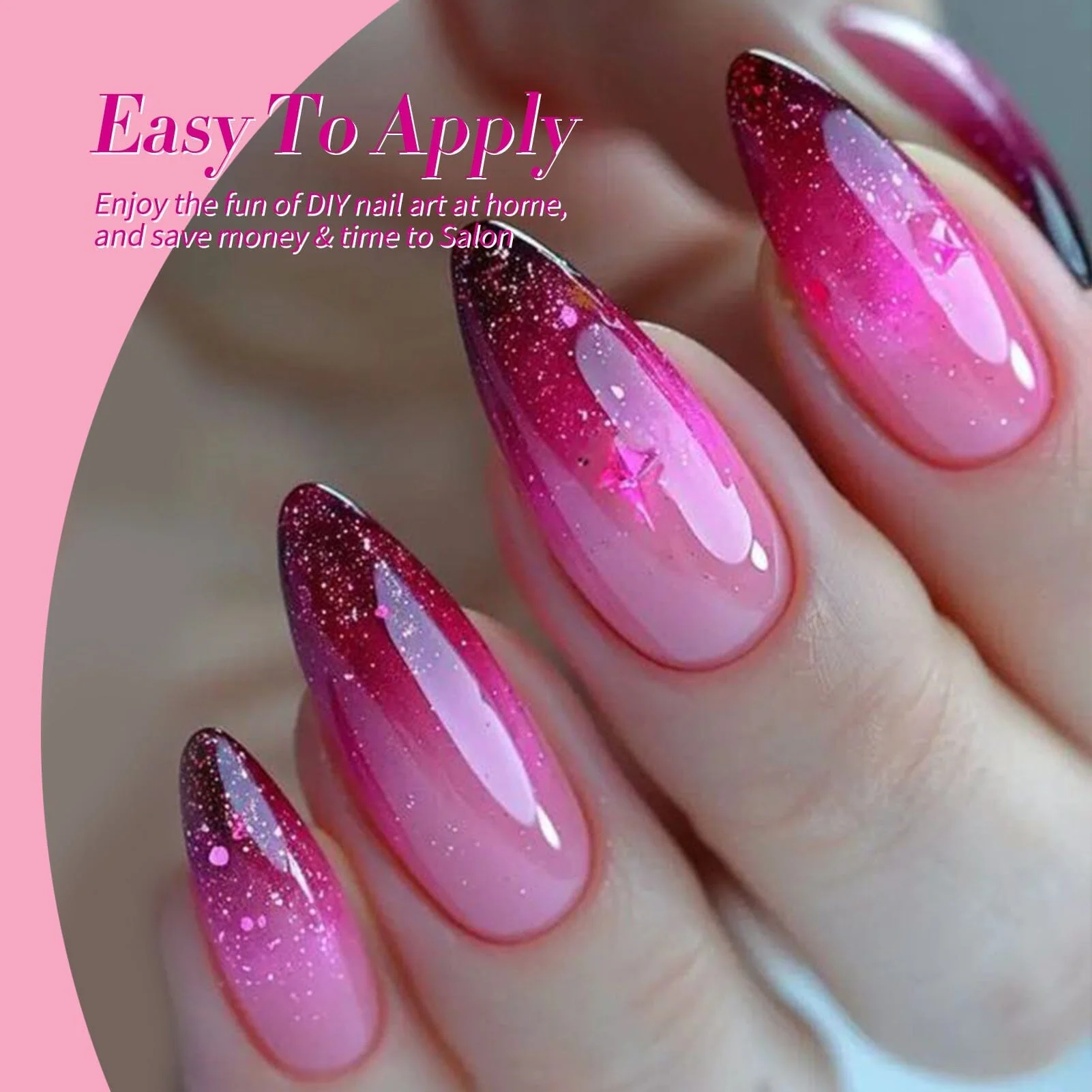 6 Colors Jelly Gel J45 Peach Bloom 7ml - Image 2
