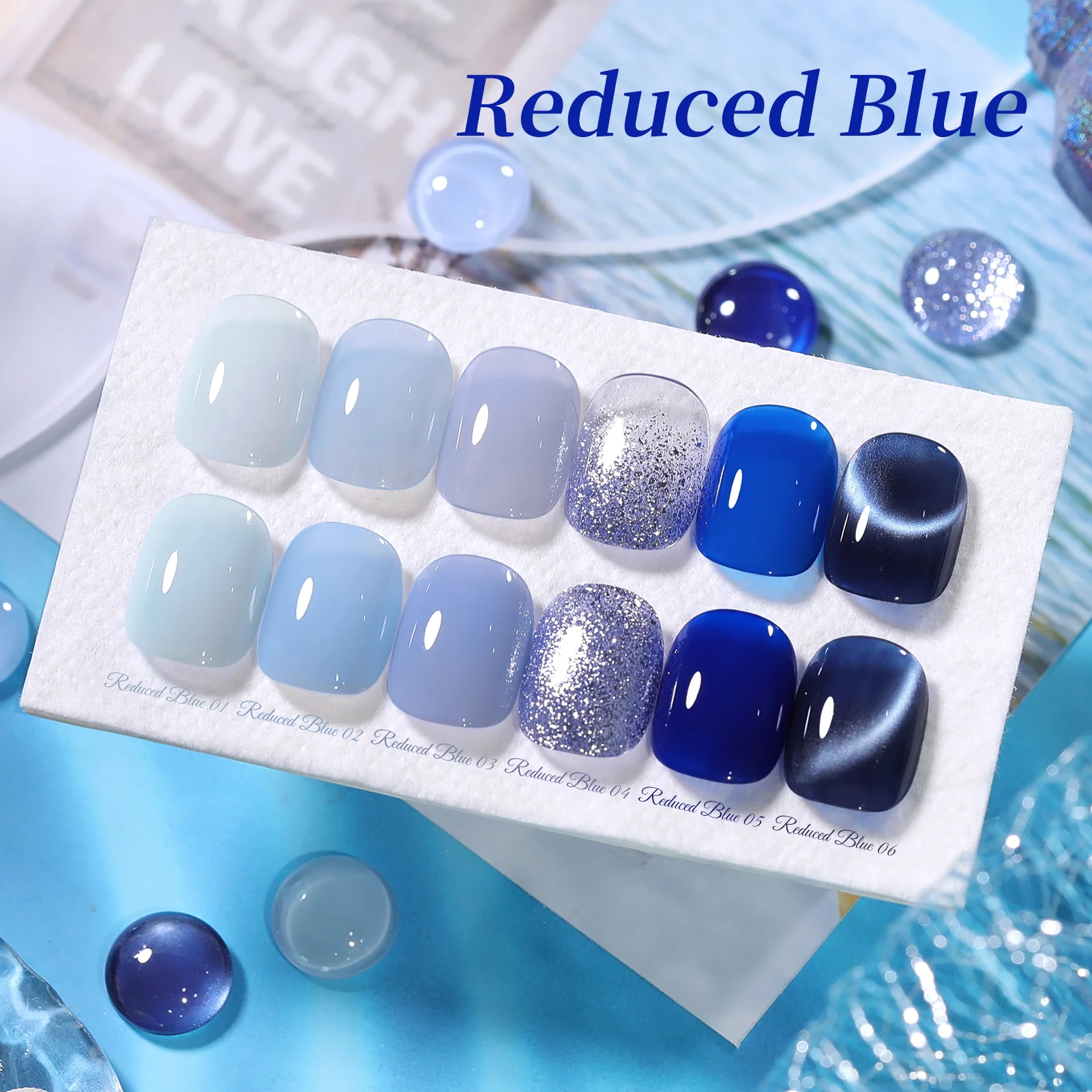 6 Colors Jelly Gel J55 Reduced Blue 7ml - Image 5