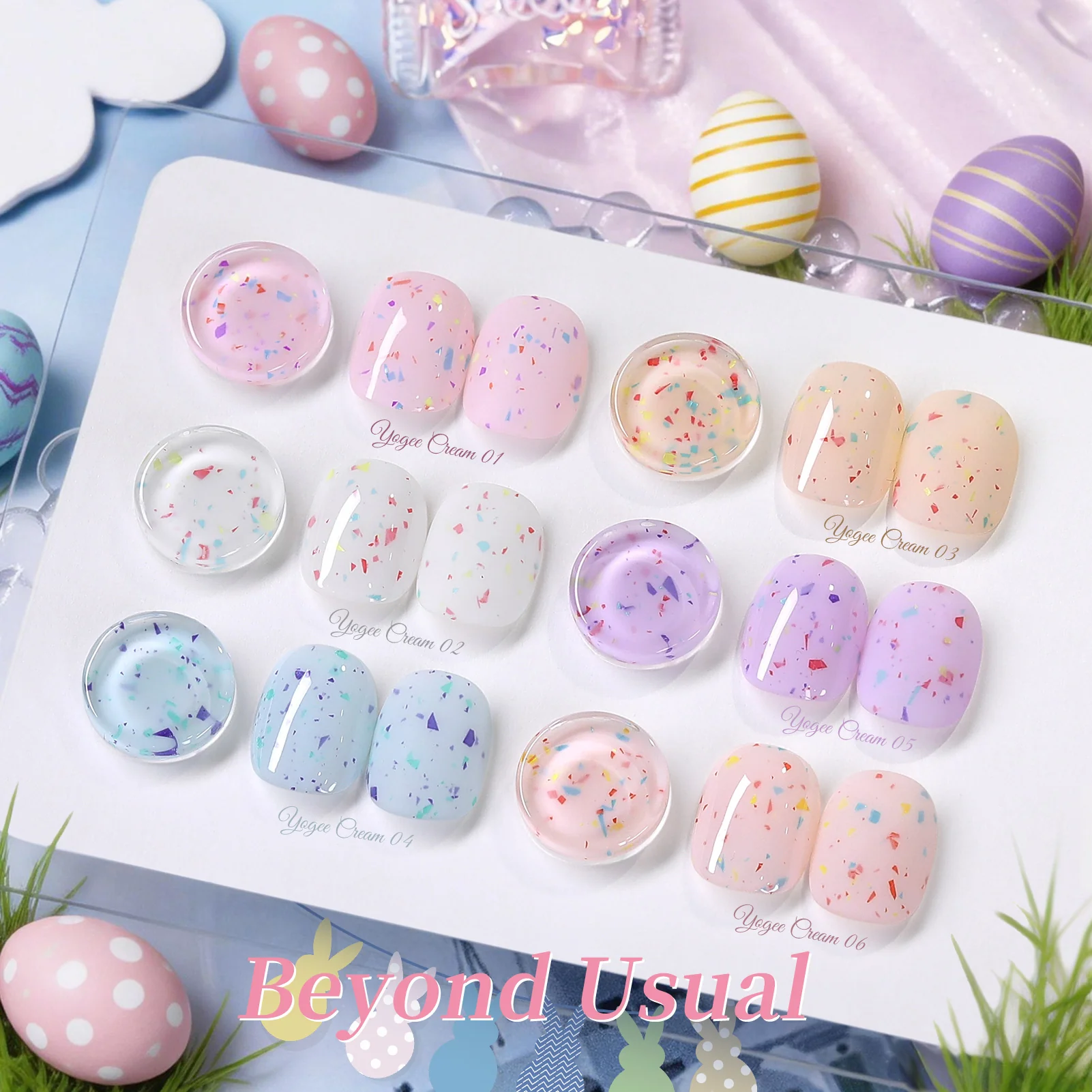 6 Colors Jelly Gel J56 Yogee Cream 7ml - Image 5