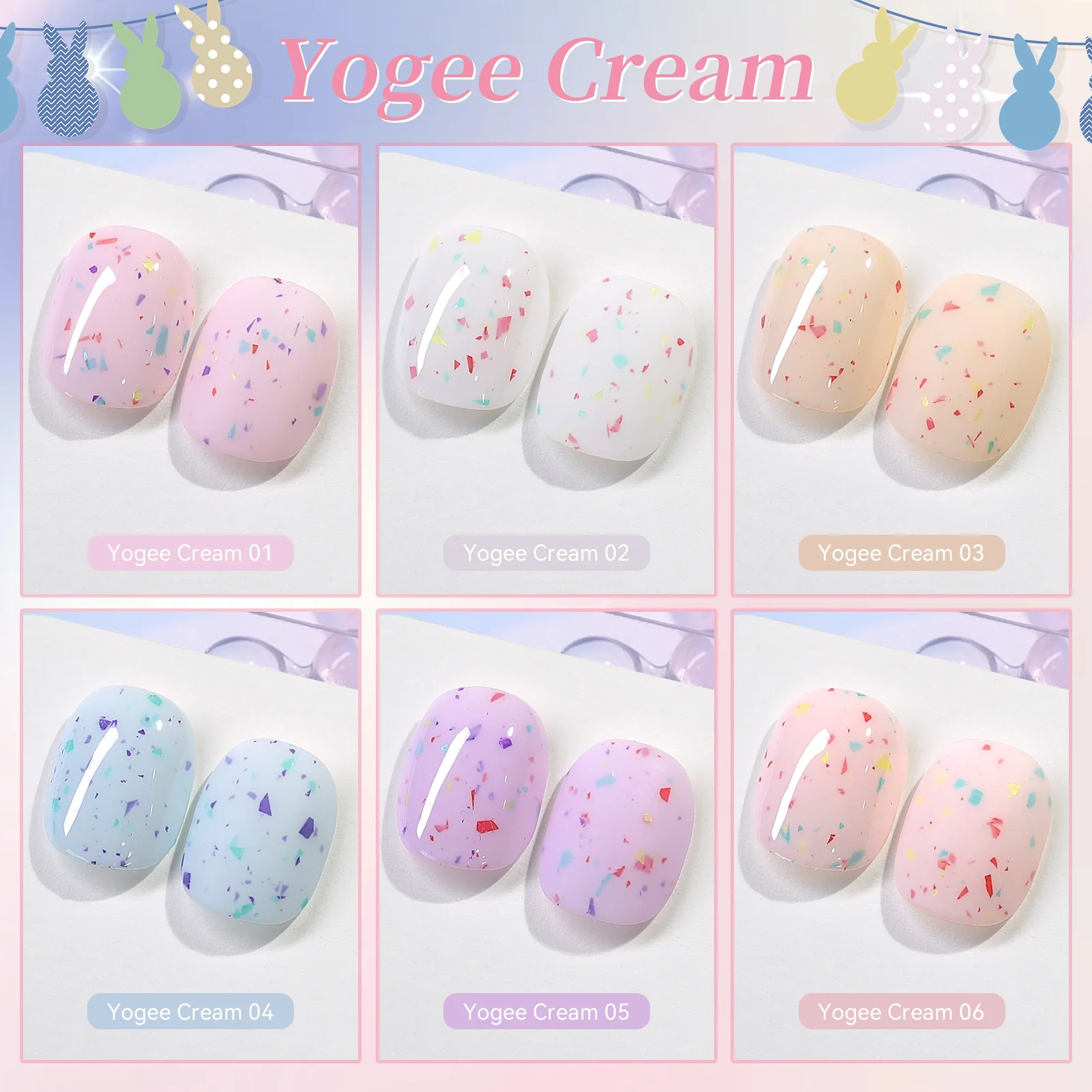 6 Colors Jelly Gel J56 Yogee Cream 7ml - Image 6