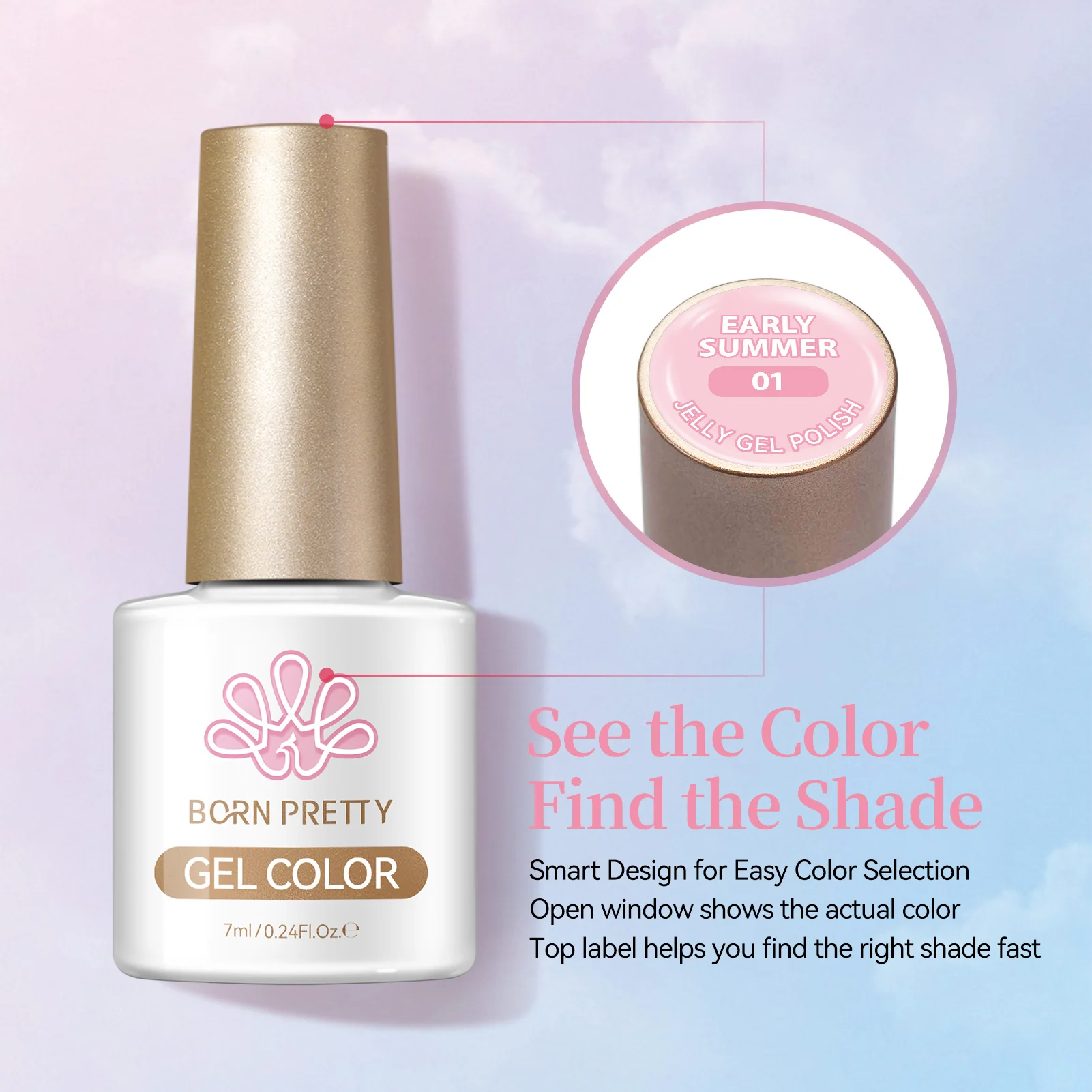 6 Colors Jelly Gel J57 Early Summer 7ml - Image 7