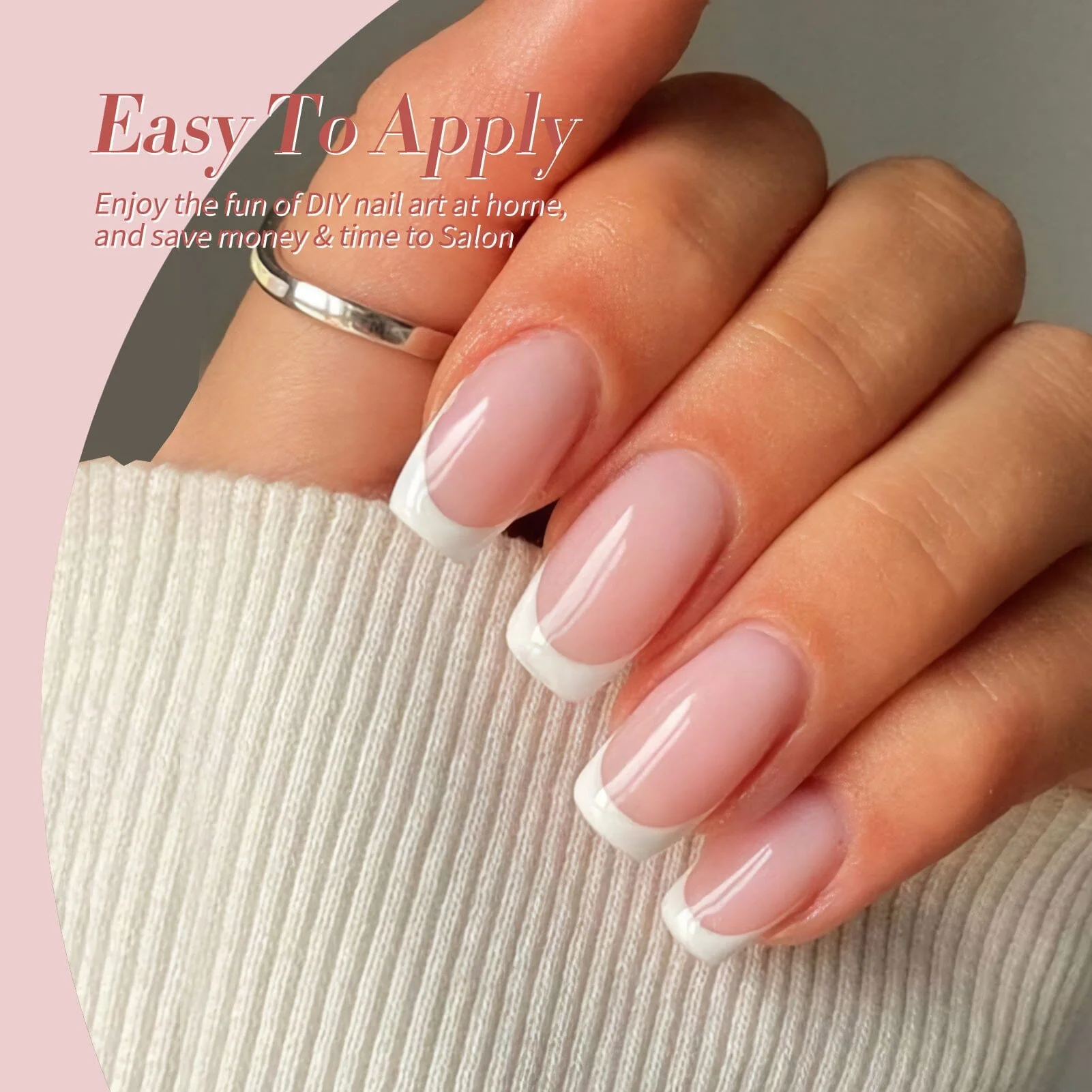 6 Colors Jelly Gel Polish Set J35 Pink-Veil 7ml - Image 3