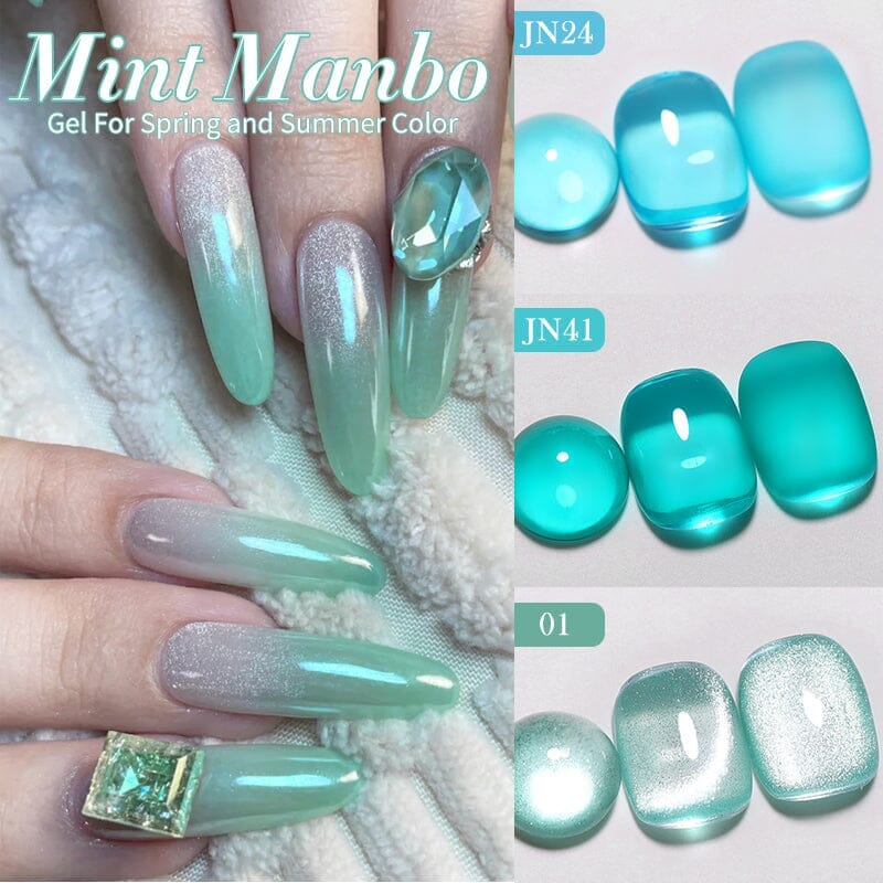 6 Colors Mint Manbo Gel Polish Set 01 10ml - Image 5