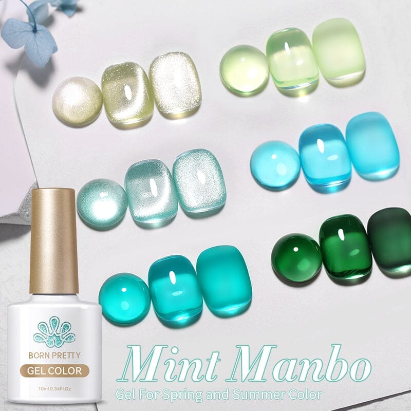 6 Colors Mint Manbo Gel Polish Set 01 10ml - Image 7