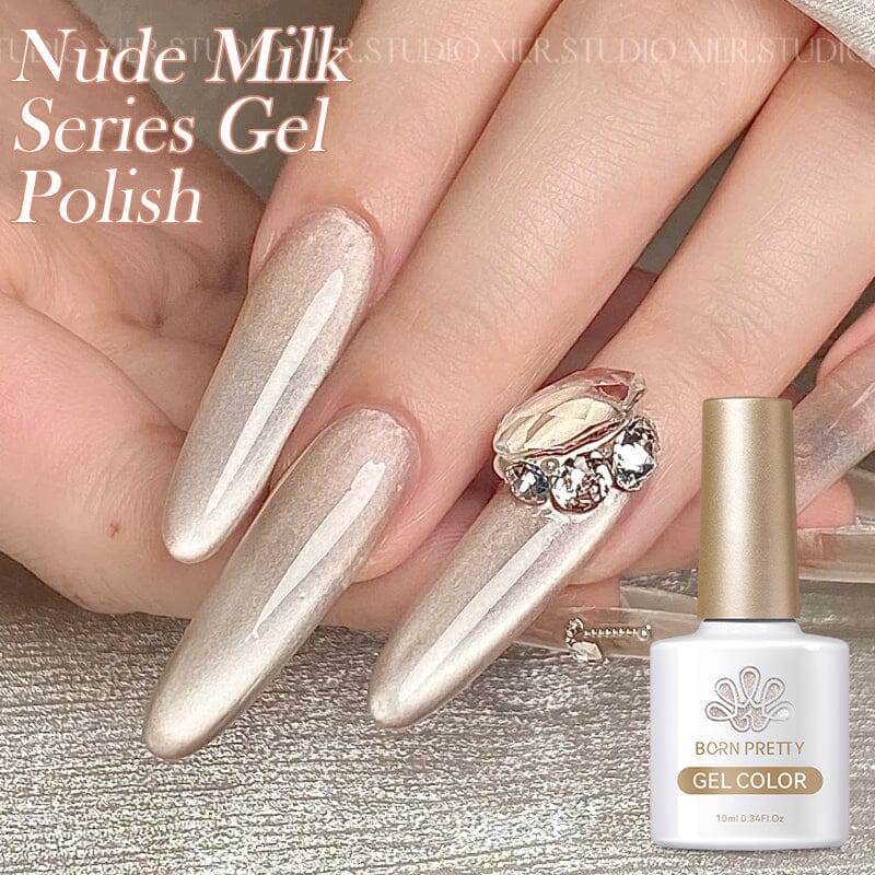 6 Colors Nude Milk Gel Polish Set 05 10ml - Image 4