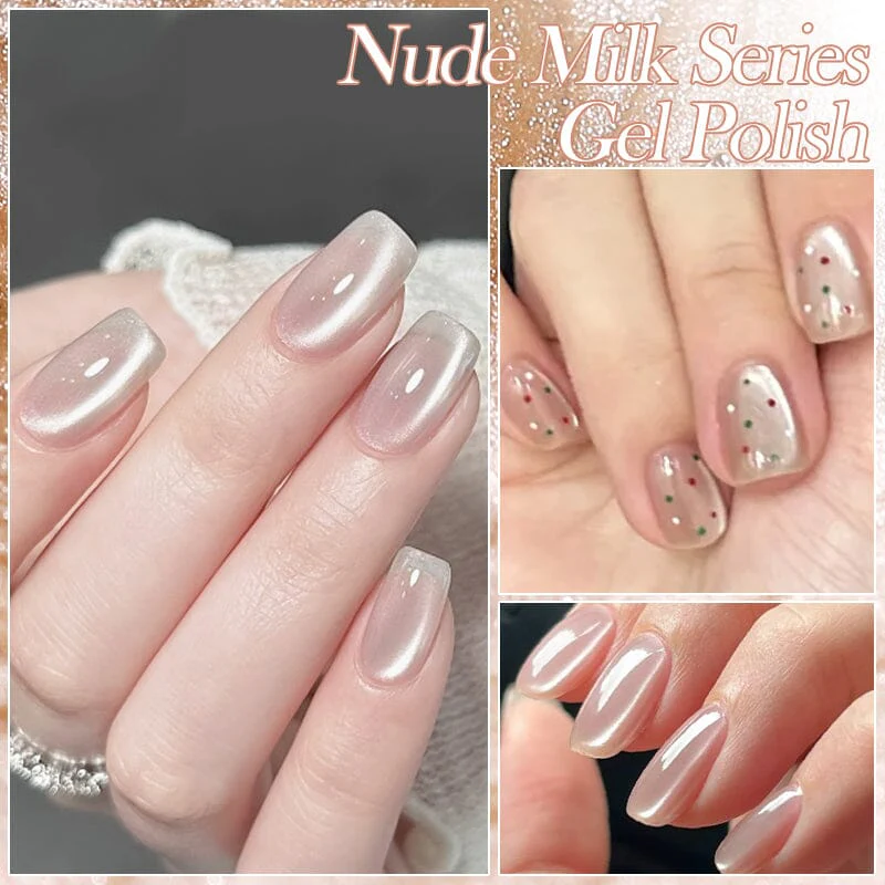 6 Colors Nude Milk Gel Polish Set 05 10ml - Image 7
