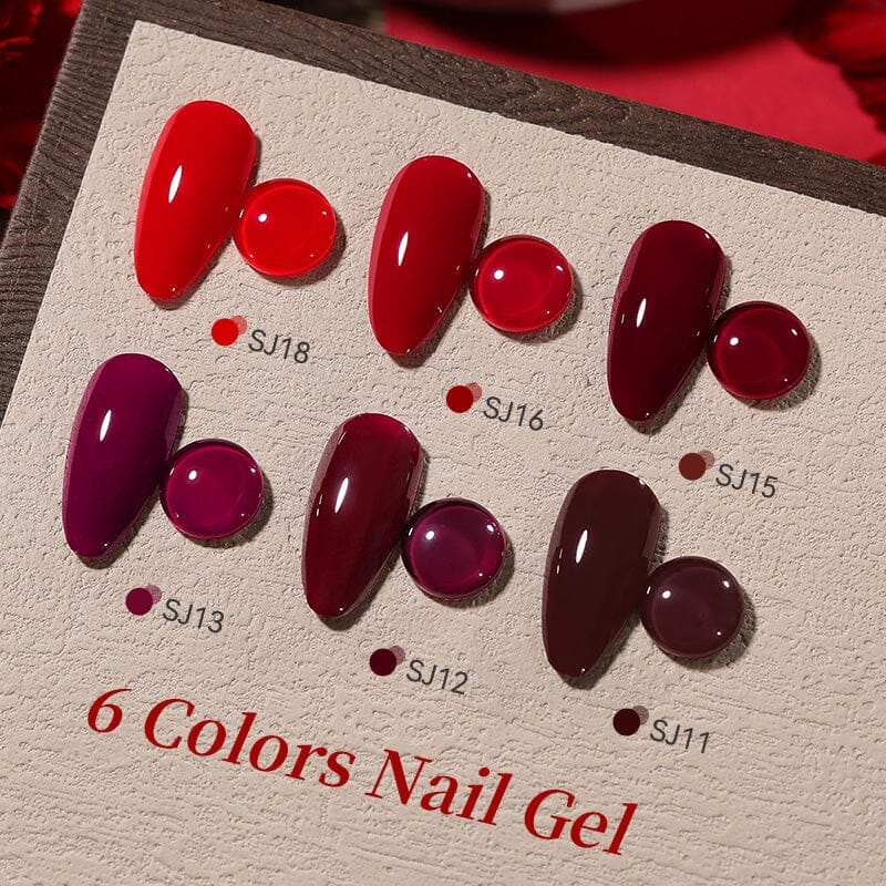 Red Collection Color Nail Gel 15ml - Image 4