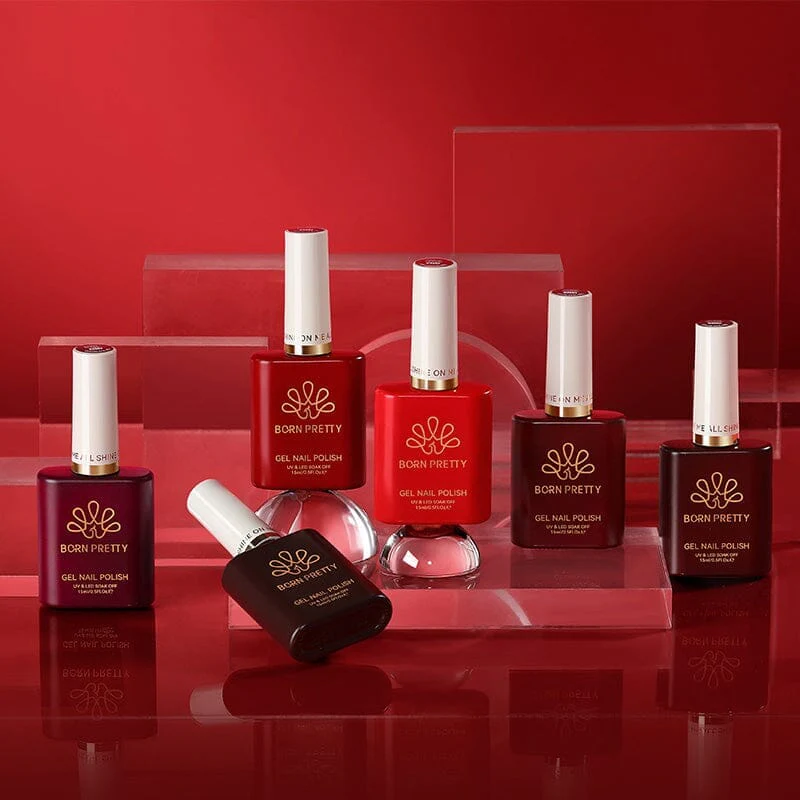Red Collection Color Nail Gel 15ml - Image 5