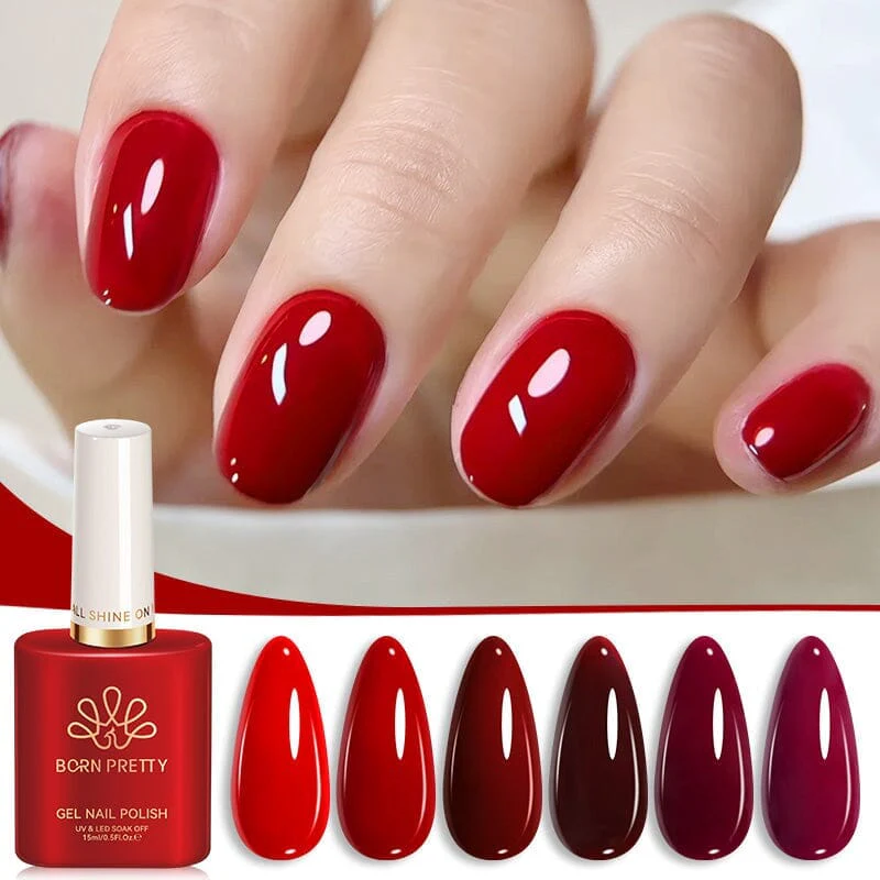 Red Collection Color Nail Gel 15ml