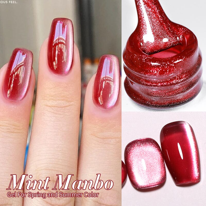 6 Colors Red Gel Polish Set 02 10ml - Image 7