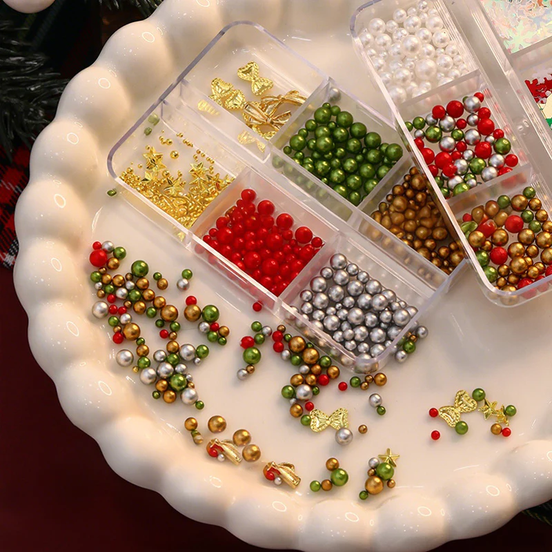 1 Box Christmas Nail Decorations YH389-02 - Image 9
