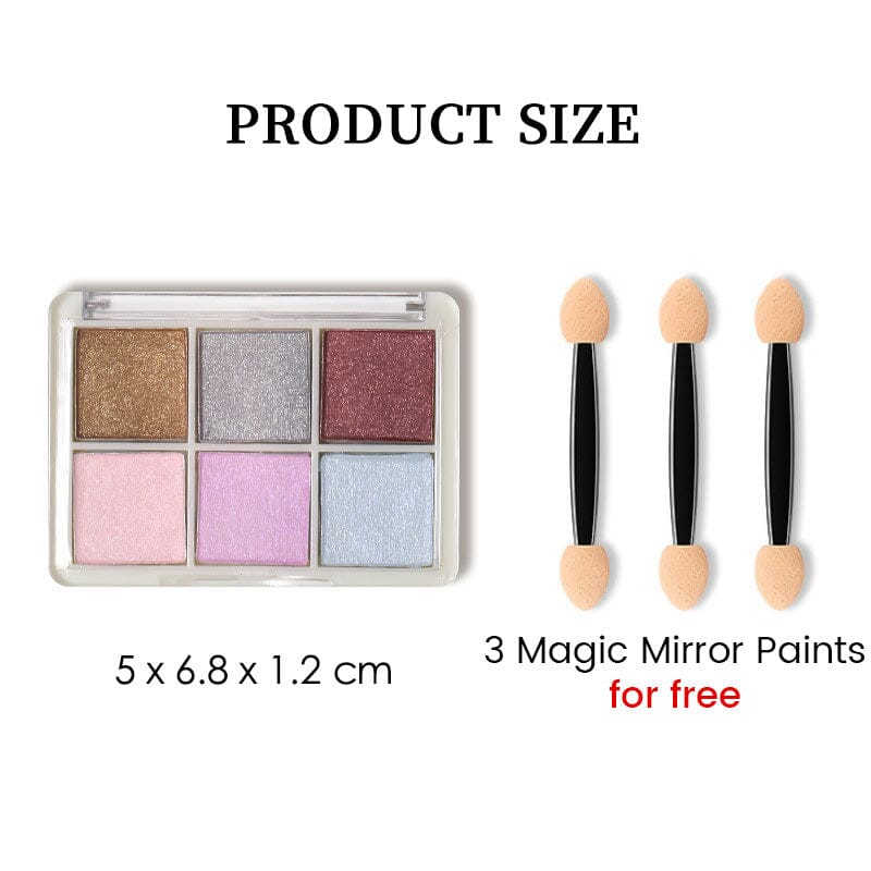 6 Grids Solid Metallic Mirror Chrome Nail Powder - Image 7