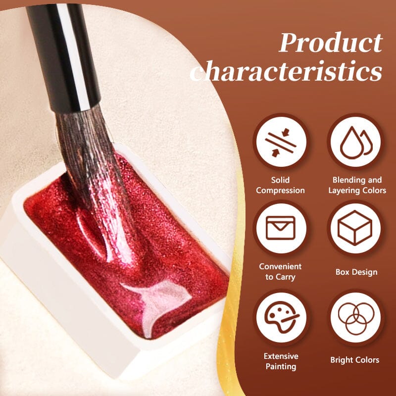 60 Colors Pearl Watercolor Pigment - Image 11