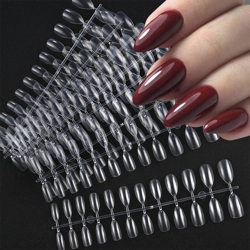 600pcs Coffin Transparent False Nail Tips - Image 10