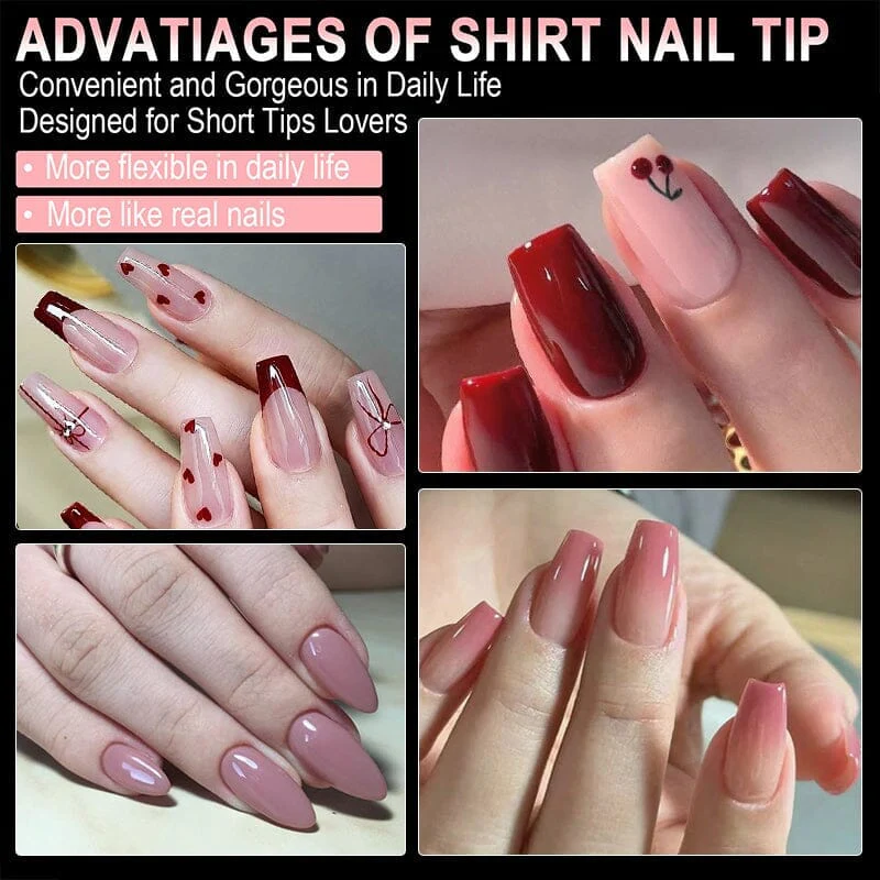 600pcs Coffin Transparent False Nail Tips - Image 4