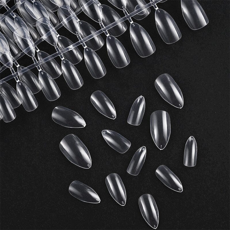 600pcs Coffin Transparent False Nail Tips - Image 8