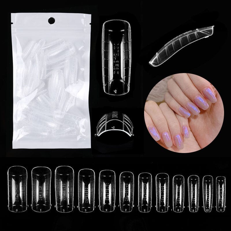 60pcs #05 Extension Gel Mold Tips - Image 4