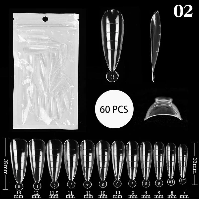 60pcs Extension Gel Dual Forms - Image 8