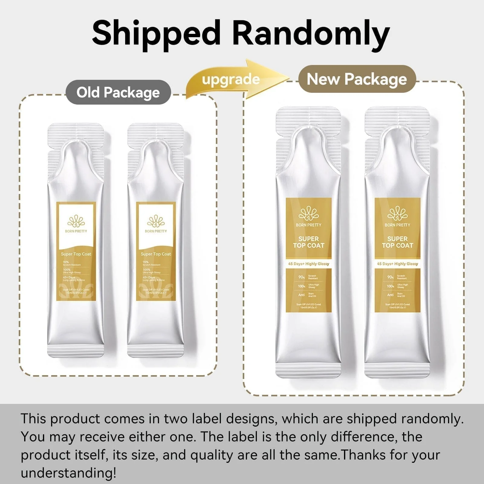 2pcs Set Super Top Coat 15ml - Image 9