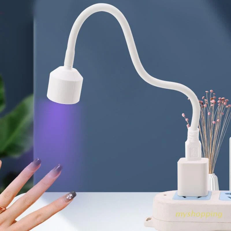 6W Foldable LED Nail Lamp White USB Plug - Image 2