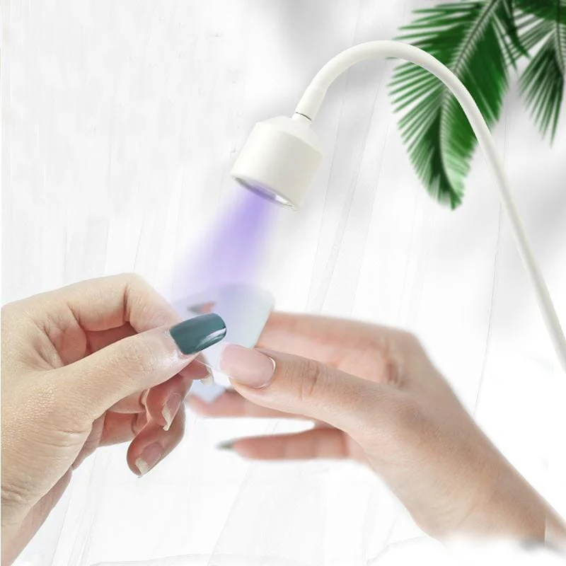 6W Foldable LED Nail Lamp White USB Plug - Image 3