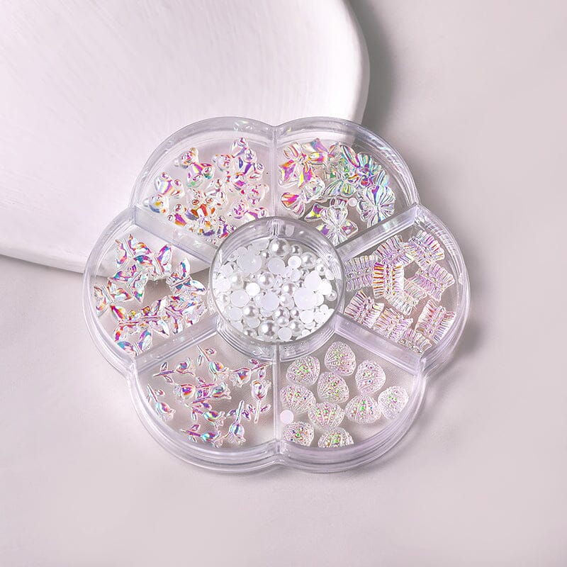 7 Grids 3D Decorations Bowknot Butterfly #01 - Image 3