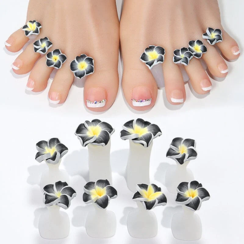 8pcs Silicone Toe Separators #08