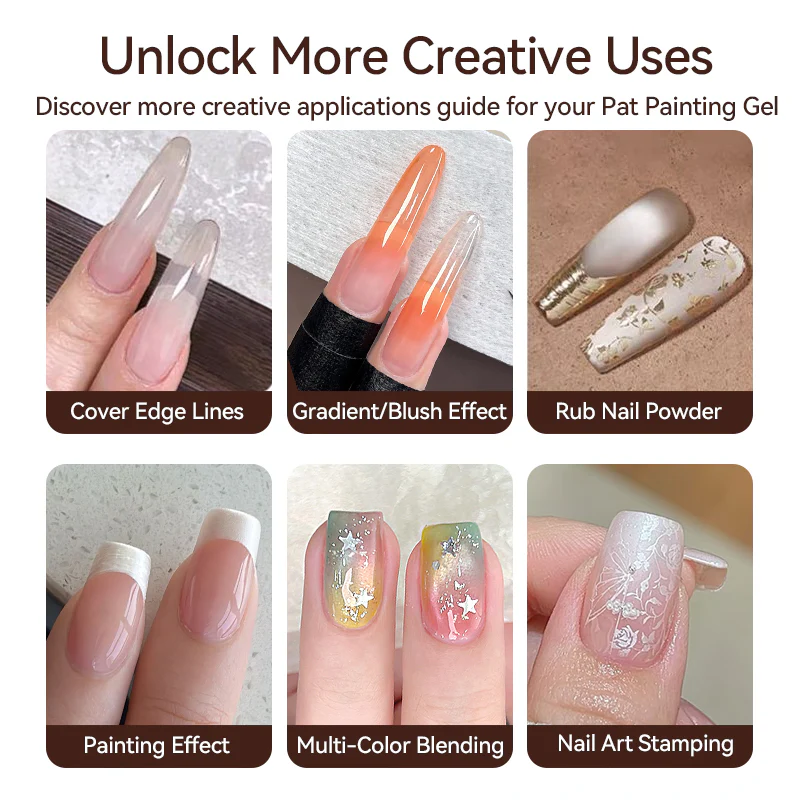 9 Colors 4 in 1 Pat Painting Gel Amber Sheen - Image 7